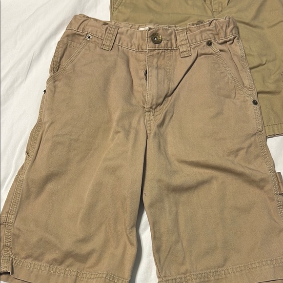 Boys size 8 Tan Cargo Shorts Trio children’s place and Cherokee - Picture 6 of 8